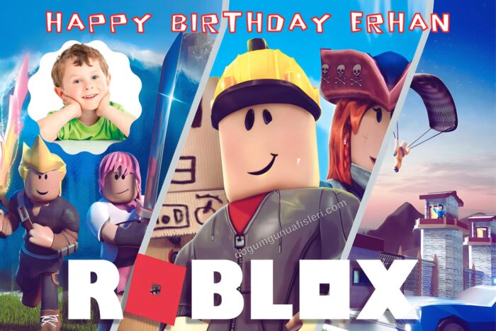 Roblox Doğum Günü Afişi