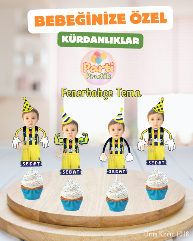 Fotoğraflı Kürdan - Fenerbahçe Konsepti