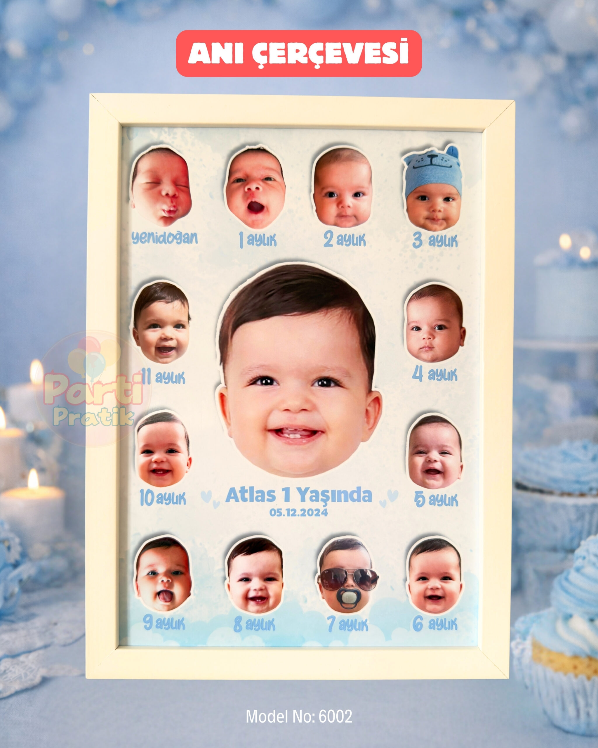 12 Ay Anı Çerçevesi-6001