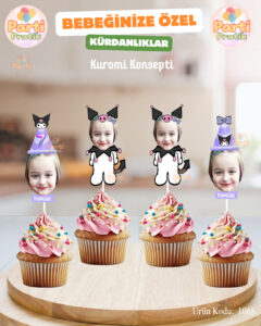 Fotoğraflı Kürdan - Kuromi Konsepti