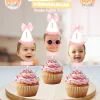 Fotoğraflı Kürdan - Pembe Fiyonk Tema