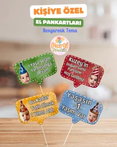 El Pankartı-Rengarenk Tema