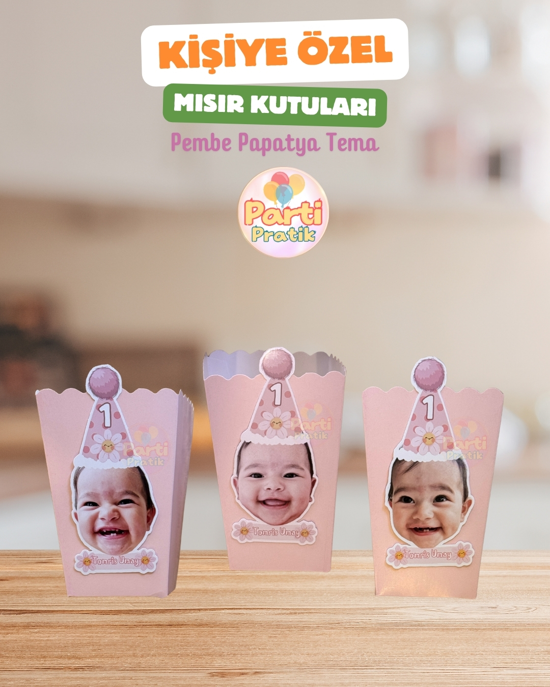 Mısır Kutusu - Pembe Papatya