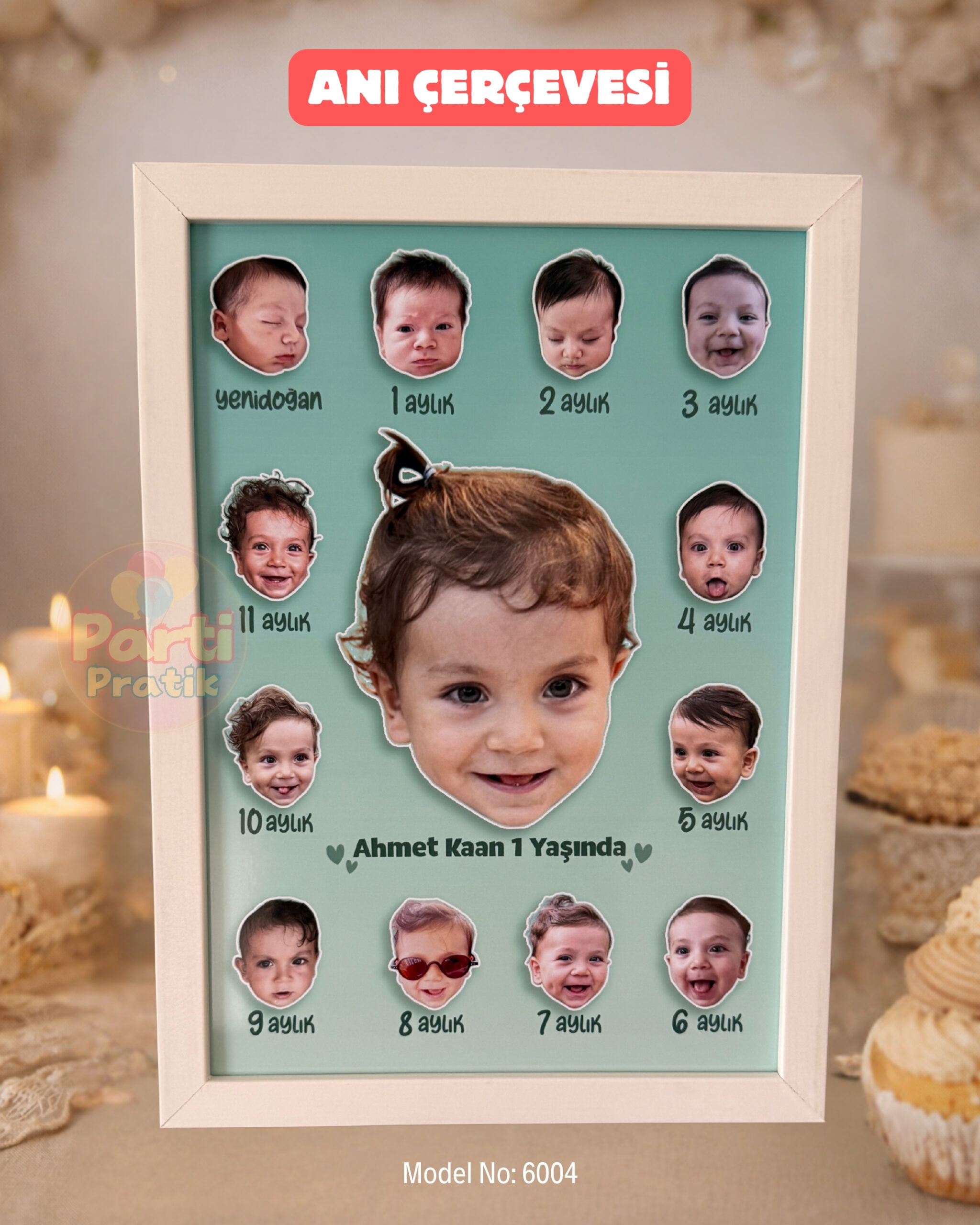 12 Ay Anı Çerçevesi