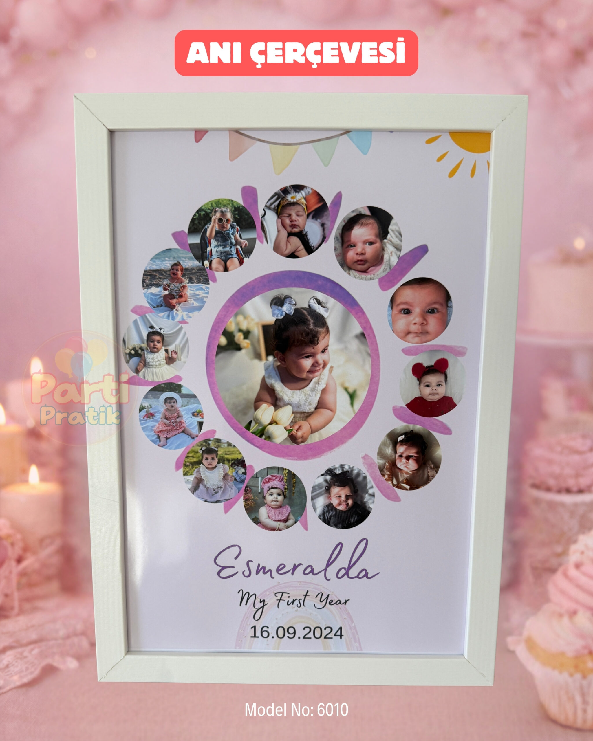 12 Ay Anı Çerçevesi