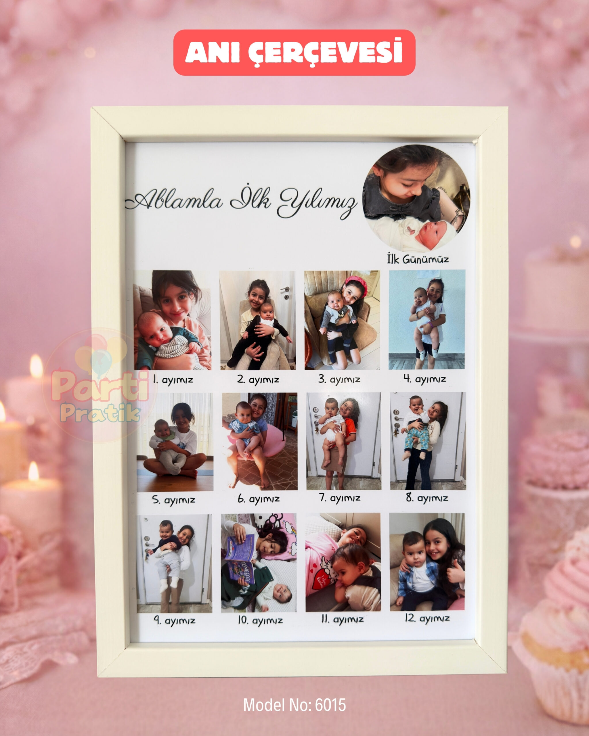 12 Ay Anı Çerçevesi