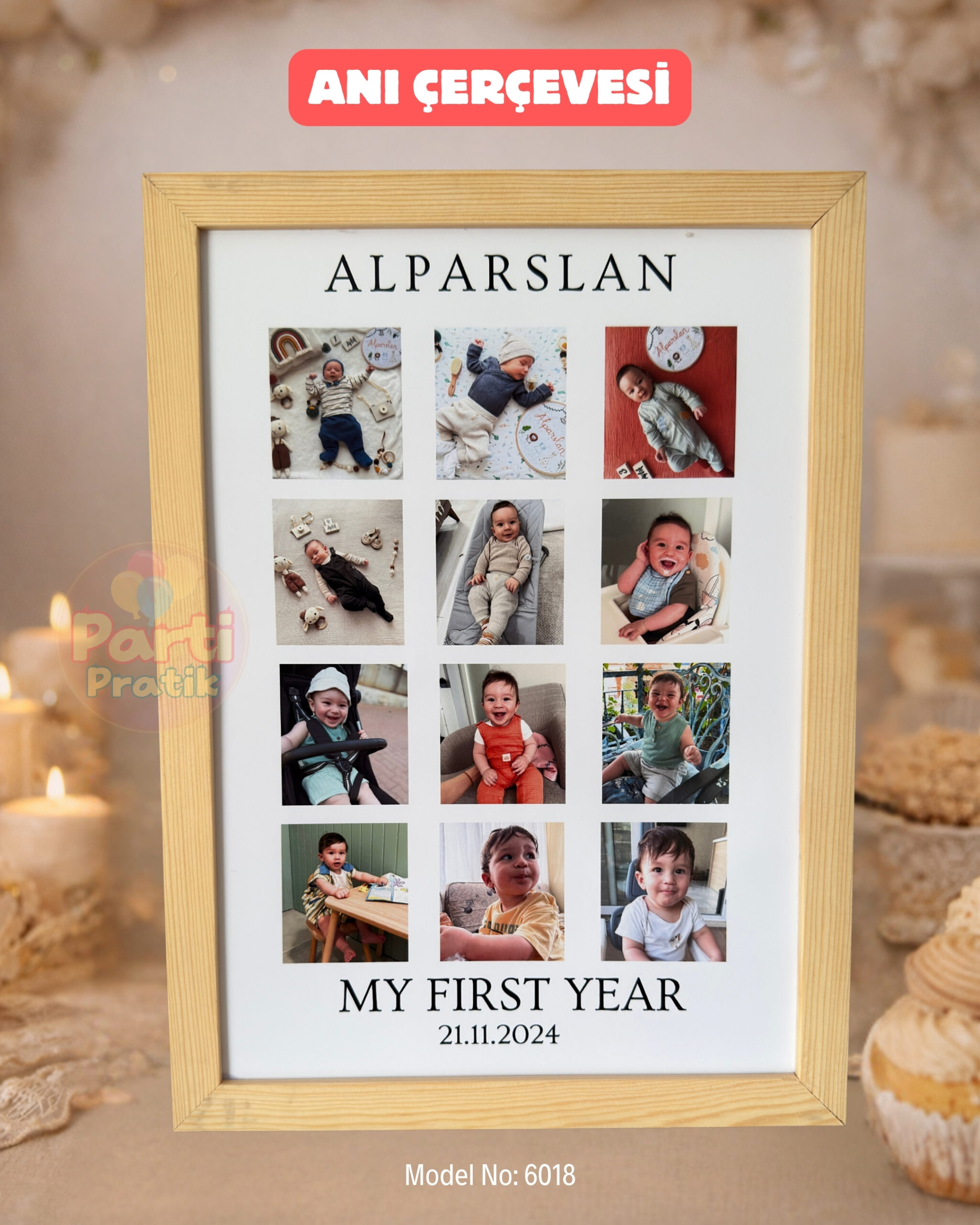 12 Ay Anı Çerçevesi