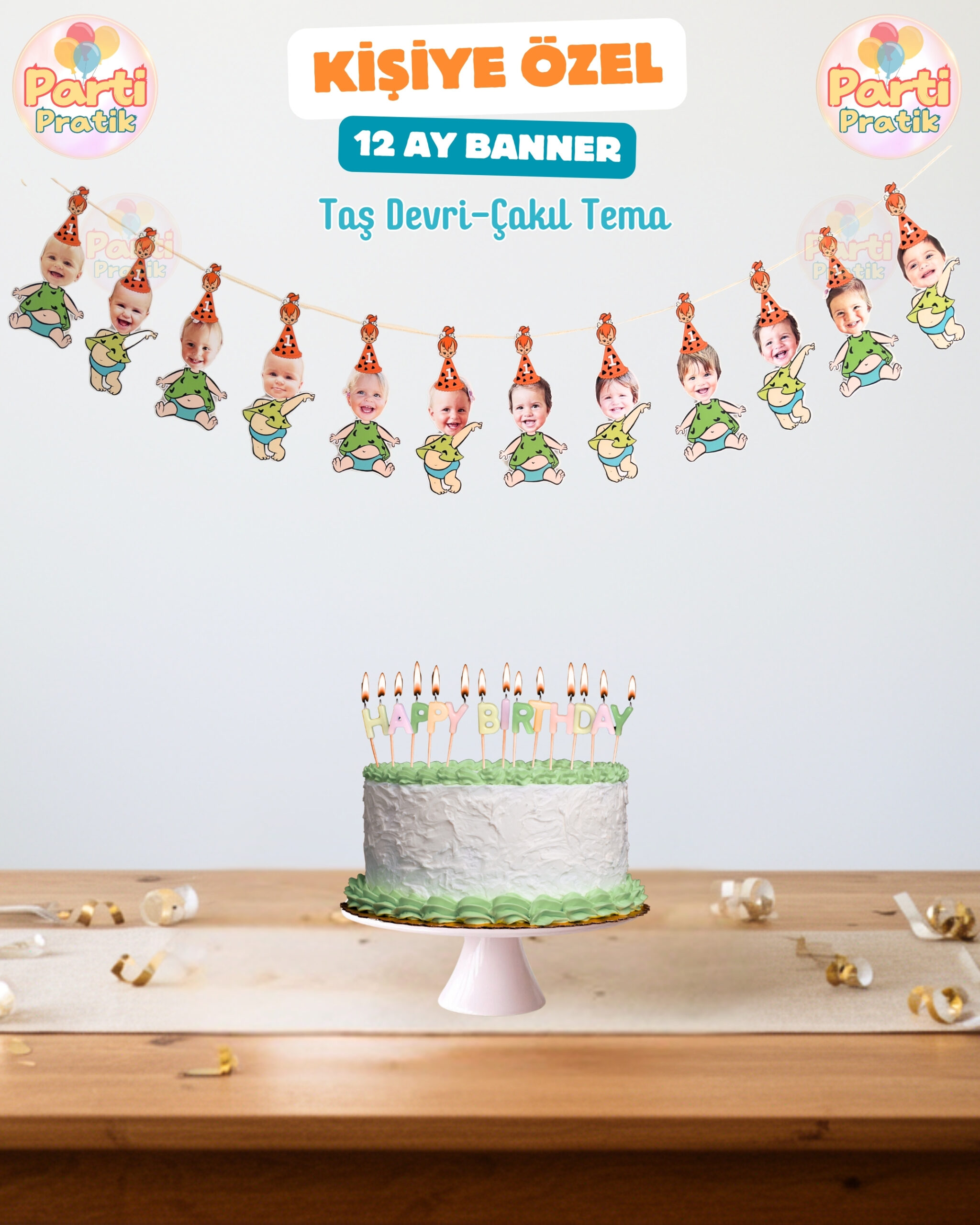 12 ay banner-Taş Devri-Çakıl