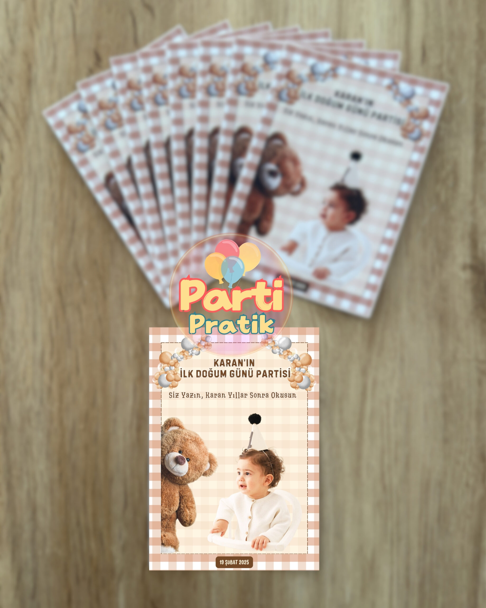 Anı Kartı-Kahverengi Ayıcık