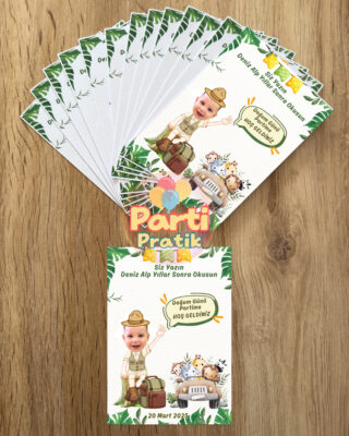 Anı Kartı - Safari Tema