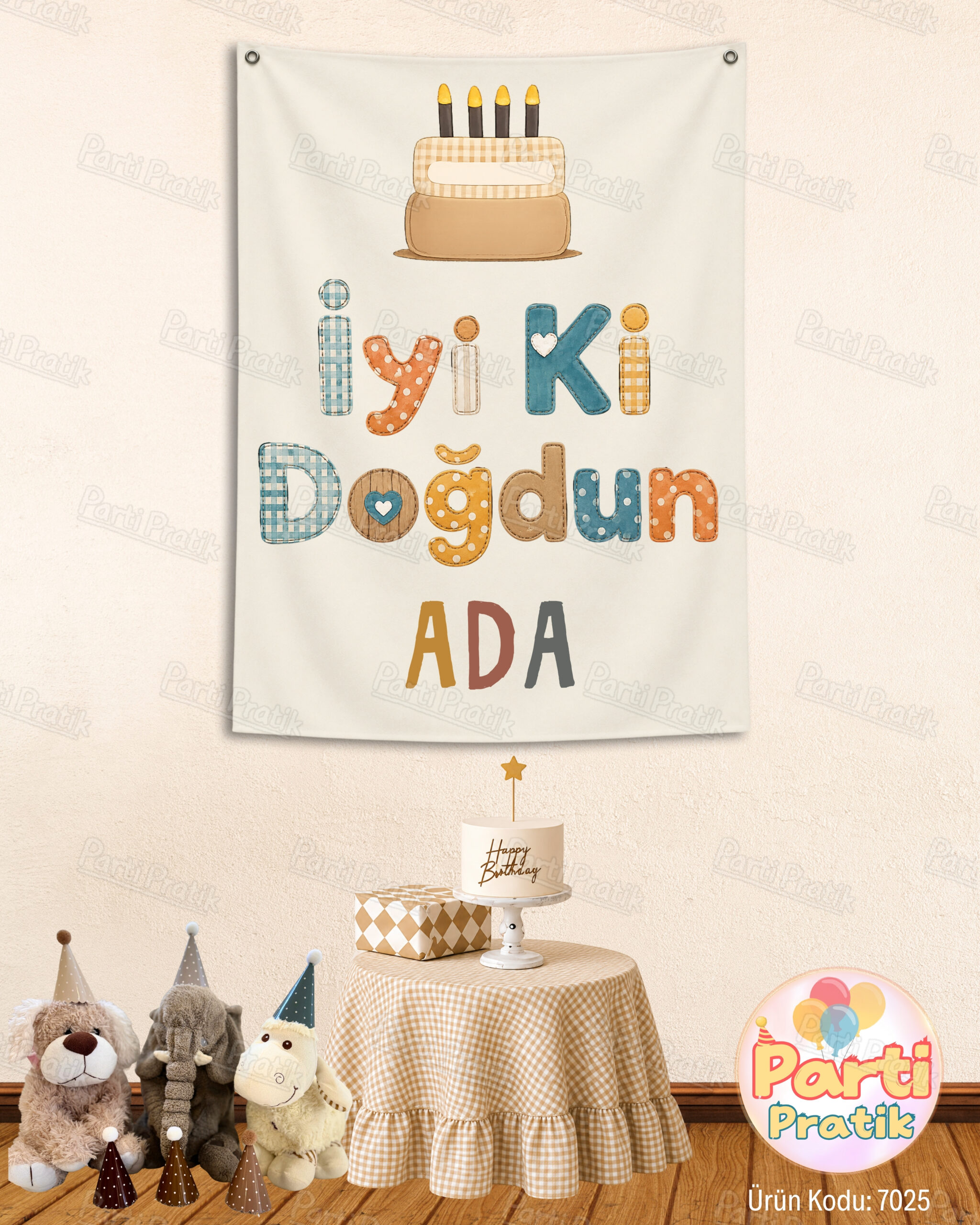 Doğum Günü Duvar Örtüsü Doğum Günü Duvar Örtüsü