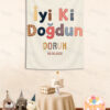 Doğum Günü Duvar Örtüsü