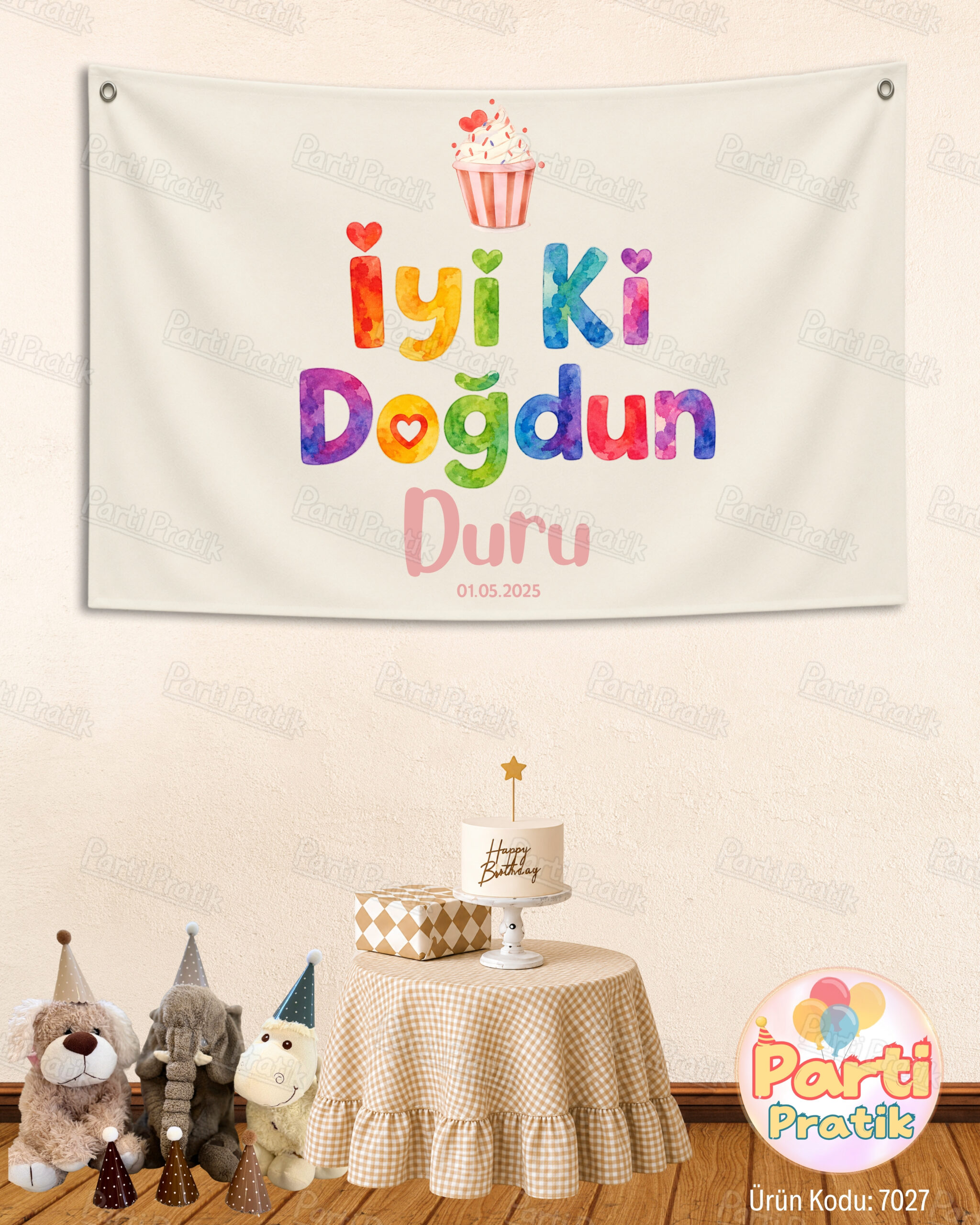 Doğum Günü Pankartı