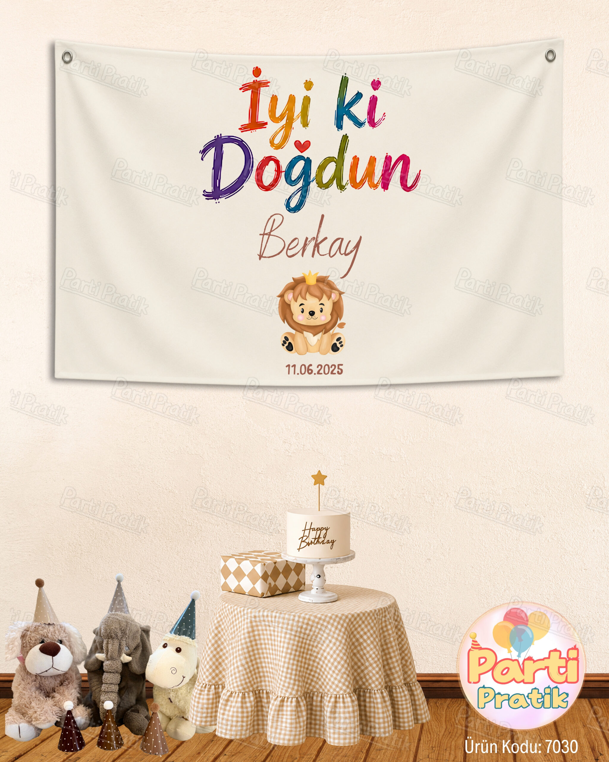 Doğum Günü Duvar Örtüsü Doğum Günü Duvar Örtüsü
