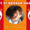 Galatasaray Doğum Günü Afişi