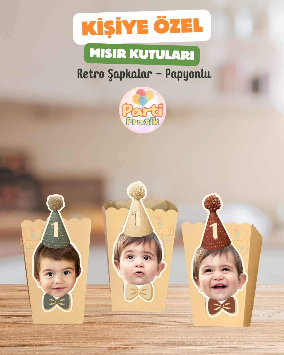 Retro Şapkalar - Papyonlu