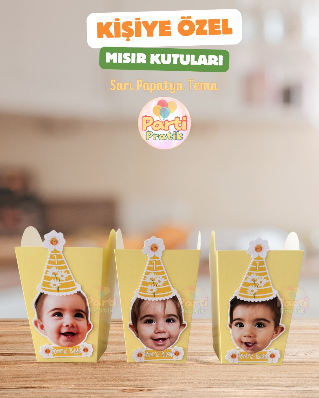 Mısır Kutusu - Sarı Papatya
