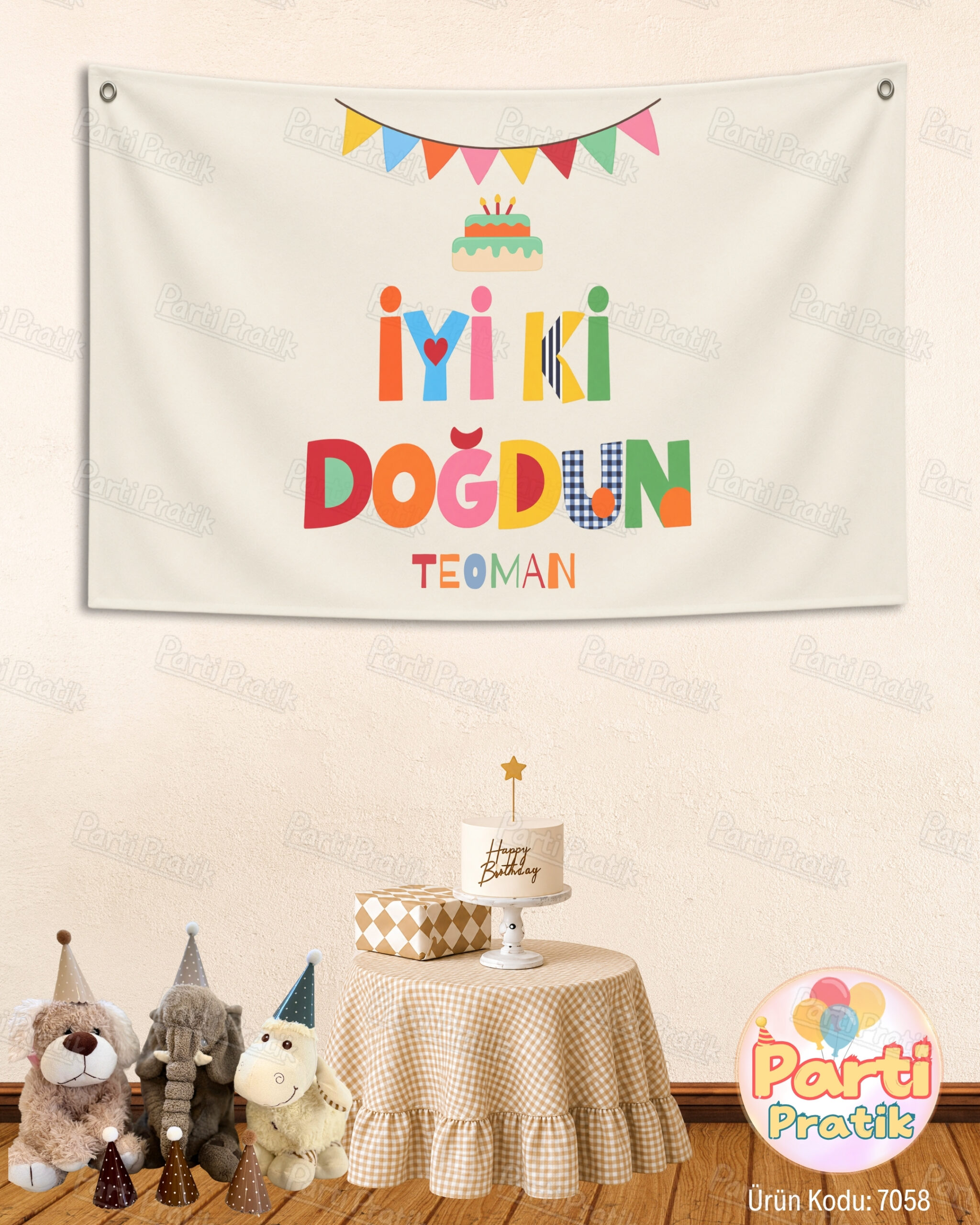 Doğum Günü Pankartı